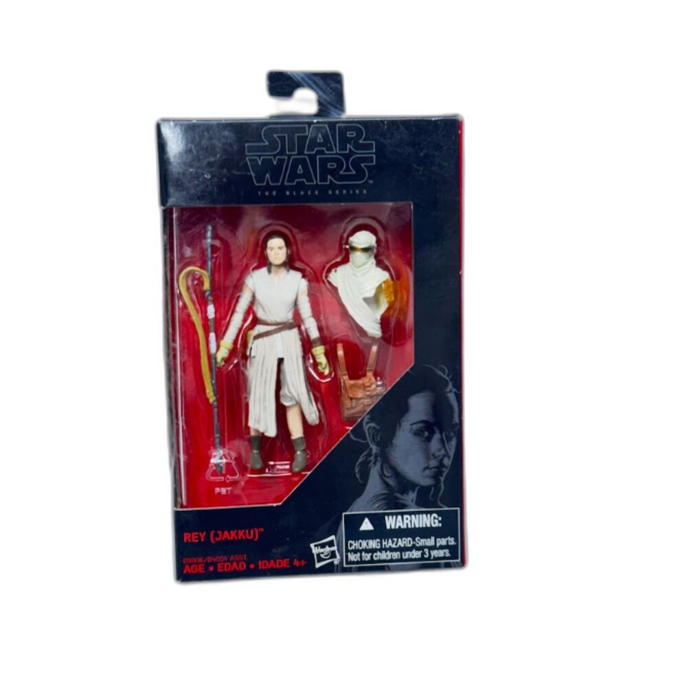 Hasbro Star Wars The Black Series Rey Jakku Action Figure 6 Hasbro Disney Sealed - Picture 7 of 8
